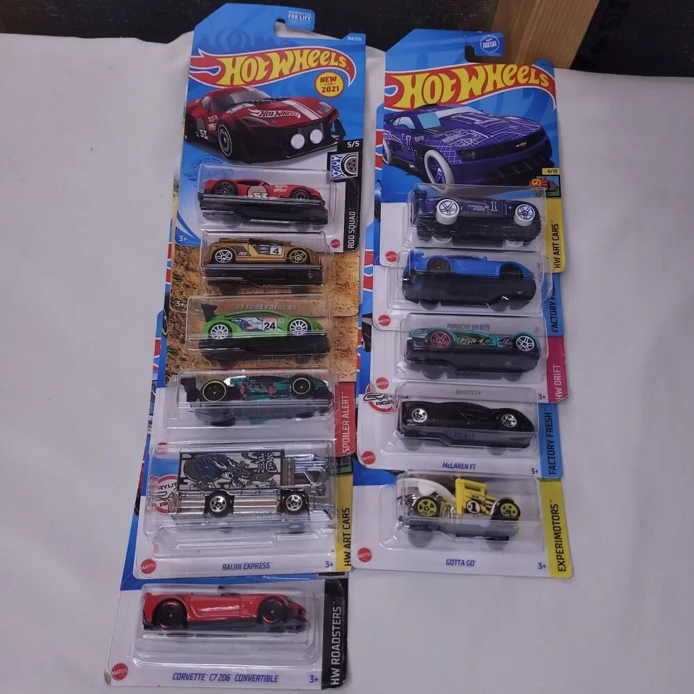 Hot Wheels Lot Of 11 Various Kinds Brand New In Box
